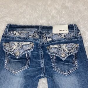 Grace in LA Women's Denim with Silver Accents